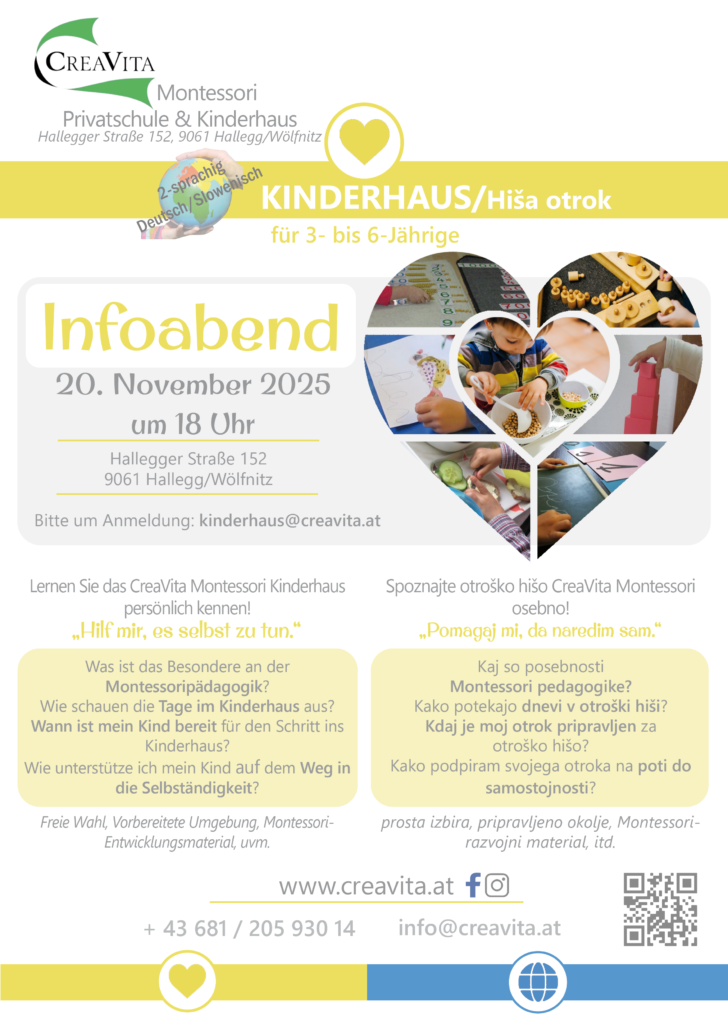 CreaVita Plakat A4 Infoabend Kinderhaus 11-2025